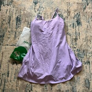 Halara Everyday Cloudful Padded Pocket 2-in-1 Activity Dress Purple XL